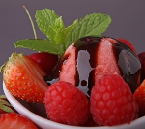 Yogurette-Erdbeer-Eis